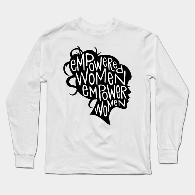 Women Empower Long Sleeve T-Shirt by komplenan